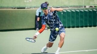 楠原悠介、川橋勇太、山﨑純平がシードダウンを演じて準々決勝進出。単複で8強が出揃う 内山靖崇主催のITF大会「BLUE SIX OPEN」