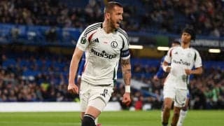 チェルシー相手にゴールの元チェコ代表FWペクハルトがレギア・ワルシャワ退団を明かす「今月が最後の月になる」