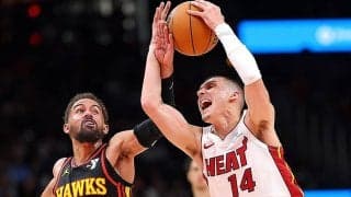 延長戦にもつれた大激闘を制したのはヒート！ 敵地でホークスを破りキャブスへの挑戦権を獲得