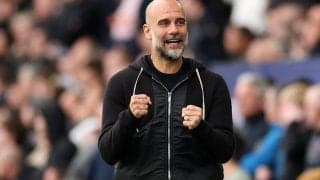 エバートン戦終盤の2発で勝利のシティ、グアルディオラ監督はCL出場権獲得に向けて価値の大きさを強調