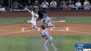 なんだこれは…？ 佐々木朗希、ベース直前で急落下する“魔球”「これがあったか！」「なぜ使わなかった」 キレキレのスライダーに“マン振り三振”