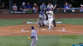 球場騒然！ 佐々木朗希に“打者ビックリ”「速っ！」「やっと出た」 “外角高めのストレート”での空振り三振にファン歓喜「もっとスピード上がりそう」