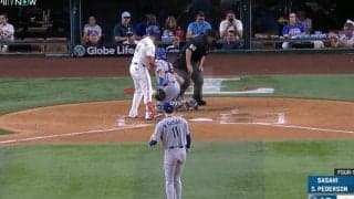 一体、何が起きた？ 佐々木朗希、想定外のハプニング「うわ…」「ヤバいな」 球審が悶絶… 剛速球がモロ直撃「めっちゃ激痛だろ」