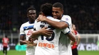 アタランタがミランにシーズンダブル、連勝で3位を堅守【セリエA】