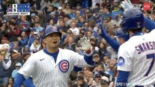 現地実況も“絶叫” 鈴木誠也の2戦連発豪快弾でカブスファン総立ちの超熱狂！ PCAとベンチで…「珍パフォーマンス」にも注目