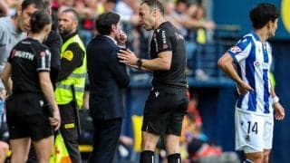 久保建英も出場した試合で選手がVARモニターを破壊する事件…3ゴールを取り消されたビジャレアルが怒りを露わに