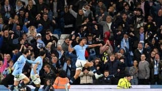 後半ATに劇的弾、シティがCL出場権を争うアストン・ビラとのシックスポインターを制して暫定3位浮上【プレミアリーグ】