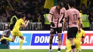 王者PSGの連勝が10でストップ、終盤被弾でナントにドロー【リーグ・アン】