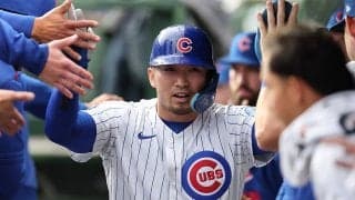 鈴木誠也「凄い試合に」　ド軍に11-10でサヨナラ勝利…粘投の今永に感謝「頼もしい」