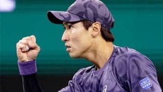  綿貫陽介 第8シード撃破し初戦突破 