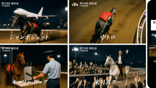 手荷物検査に引っかかる馬！？TCKがAI活用の新CM「羽田盃編」公開