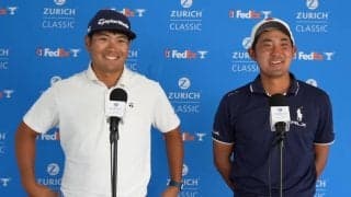 久常涼＆金谷拓実は4打差5位で決勝へ「お互いの強みを生かして頑張りたい」