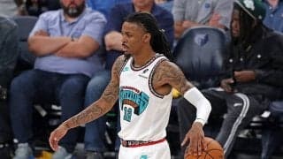 3連敗であとがないグリズリーズ…第3戦で左股関節を負傷したモラントが第4戦を欠場か