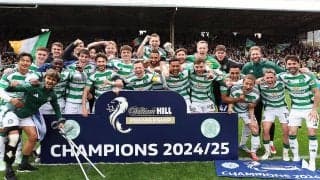 セルティックがリーグ4連覇を達成！　前田大然が2アシストで5発圧勝に貢献【スコティッシュ・プレミアシップ】