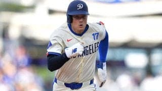 大谷翔平、“パパ初盗塁”　適時二塁打→華麗な三盗で年間36個ペース、本拠地喝采