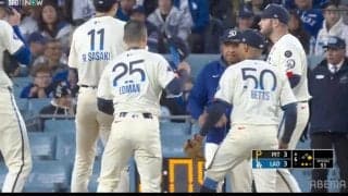 「投げたかっただろうな」佐々木朗希、粘投も無念の降板でみせた“悔しそうな表情”が話題…観客はスタンディングオベーションでねぎらう