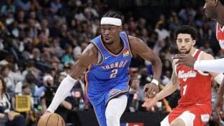 河村勇輝所属のグリズリーズが4連敗でプレーオフ敗退…第1シードのサンダーがシリーズ突破