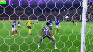 「実質オウンゴール」横浜DFの“衝撃クリアミス” にSNS騒然！「ショッキングな失点」「試合が壊れた」「デンの守備はどうにかならんのか…」先制点献上の瞬間【ACLE】