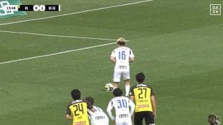 「かわいい！」新潟FWの“独特すぎるチコチコPK”にネットざわつく「よくこれで蹴れるな笑」「唯一無二」「めっちゃ良いコース」超細かいステップで元同僚の逆を突いた瞬間