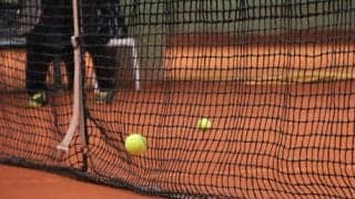  大規模停電で試合中断、機械判定できず 