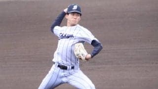 ドラフト候補投手対決！佛教大の長身右腕は5回無失点の好投、花園大の155キロ右腕も無失点の好リリーフ【京滋大学野球】