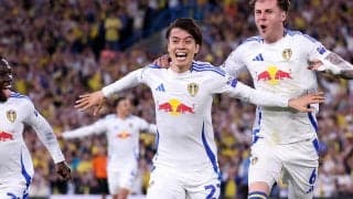 「神レベル」「結構難しいシュート」田中碧が今季5点目、熾烈な優勝争いのリーズの勝利に貢献し最終節へ「碧の時代が来るな」