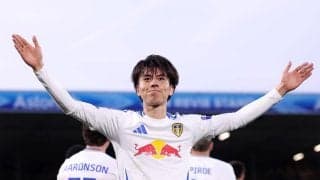 「充電されたラジコンのよう」「驚異的だった」圧巻ゴールの田中碧、リーズの勝利に貢献し最高評価を受ける「彼の移籍金が微々たるものと感じる」