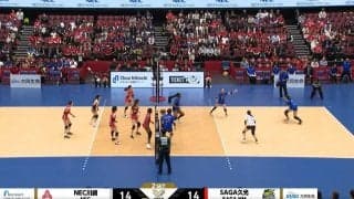 え、うそーん… 女子バレー、“幻”の回転レシーブ 壮絶ラリーでまさかの結末