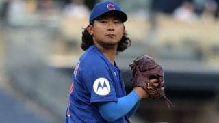 今永昇太、アクシデントか　5回無失点も…6回に緊急降板、右足を引きずりベンチへ
