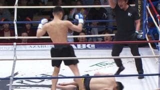 “秒”で担架投入の“一撃”カウンターKO 東大卒の官僚ファイター、予期せぬ結末に「担架！ 担架！」「大丈夫かよ…」心配の声相次ぐ