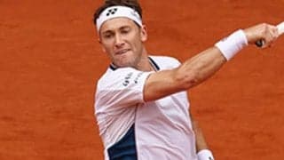  クレーでメドに初勝利、4年ぶり4強 