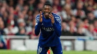 PSGに痛手、デンベレが右ハムストリング筋損傷…CLアーセナル戦の出場は不透明