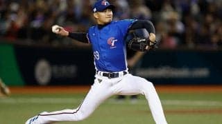 台湾人24歳が“日米争奪戦”　最速158キロの剛速球…米記者「日米スカウトが注視」