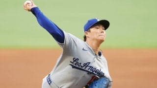 月間MVPの山本由伸、圧巻6回1安打無失点で4勝目！MLBトップ防御率0.90　ド軍は約70分の雨天中断も6連勝
