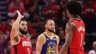 ロケッツが第5戦に続いて勝利、敵地でウォリアーズに逆王手…要所の3点弾で勢いつかむ