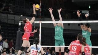 【バレー】大阪MVがNEC川崎にストレートで先勝　SV女子ファイナル