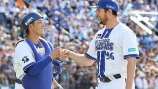 バウアーが巨人戦初勝利＆NPB初完封　122球7Kの熱投…“相棒”松尾が決勝犠飛＆盗塁3度阻止