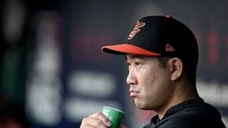 ドジャース戦遅延発表から20分後…　菅野智之、1回投げ終えるも悪天候で試合中断