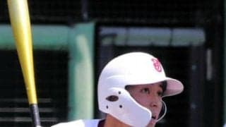 関東大会出場の立役者、3安打3打点　高校野球の常総学院・浜崎主将
