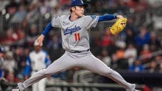 佐々木朗希がメジャー初勝利　7度目の挑戦で“念願”…3時間遅延も5回3失点、深夜に歓喜