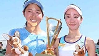 小堀桃子/清水綾乃ペア 今季3度目V