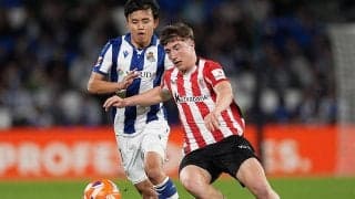 久保建英が先発のソシエダ、過密日程のアスレティックを崩しきれずゴールレスドロー【ラ・リーガ】