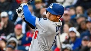 止まらぬ大谷翔平、176キロ痛烈二塁打　深夜の激闘翌日も響いた快音…劣勢のチームを鼓舞