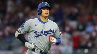 大谷翔平、あと30cmでHR逃す　痛烈176キロ二塁打も…ド軍惜敗で連勝7でストップ