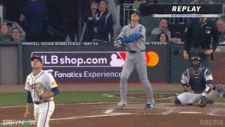 キャッチして“ホッ…”大谷翔平、HR相当の大飛球！キャッチした相手野手の表情が話題「どきっとしたんだろうねw」