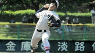 昨秋投手転向の東洋大姫路右腕、快投も悔やむ1球　「夏まで」成長中