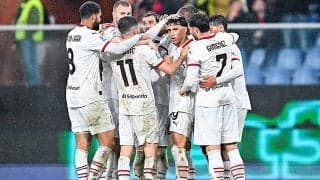 後半の連続ゴールでジェノアに逆転勝利でミランが公式戦3連勝！【セリエA】