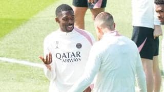 PSGデンベレのアーセナル戦出場は？ エンリケ監督「復帰できるだろう」