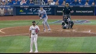 大谷翔平が相手投手をメッタ打ち！「マジか」「ドン引きだろ」 またやられた… 9号弾丸ライナー→“被弾リアクション”が話題に「これはショック」