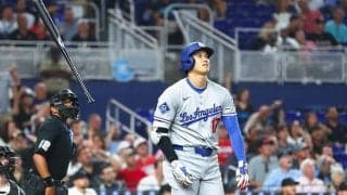 大谷翔平特大10号にド軍放送席絶叫「文句なしの一発」　“確信”に思わず吹き出す「オッホ」